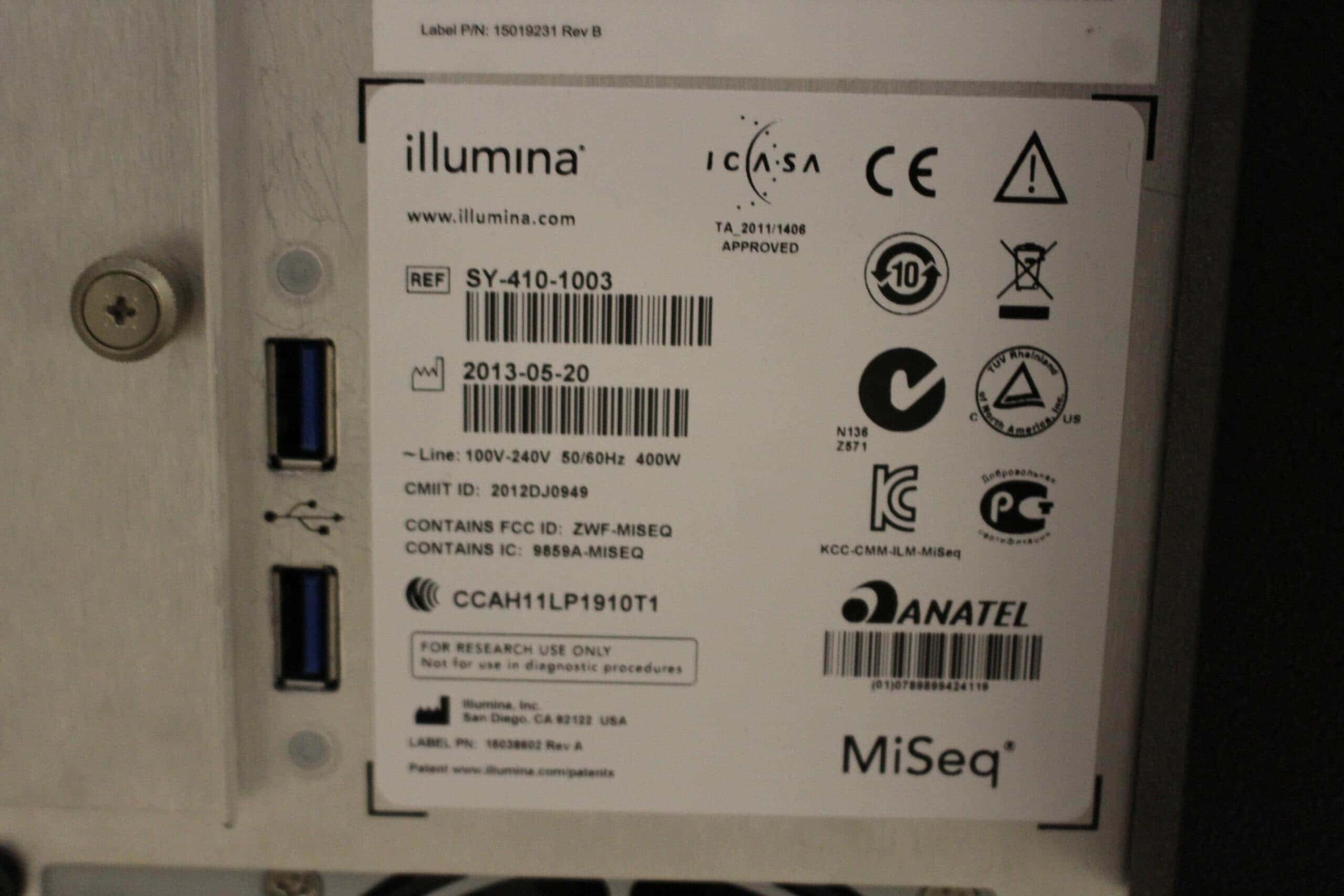 Illumina MiSeq Sequencing System, image 4
