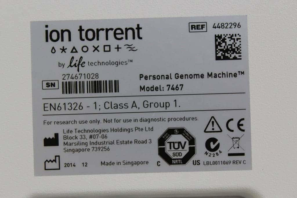 Thermo Scientific Ion Torrent Personal Genome Machine (PGM) System, image 5