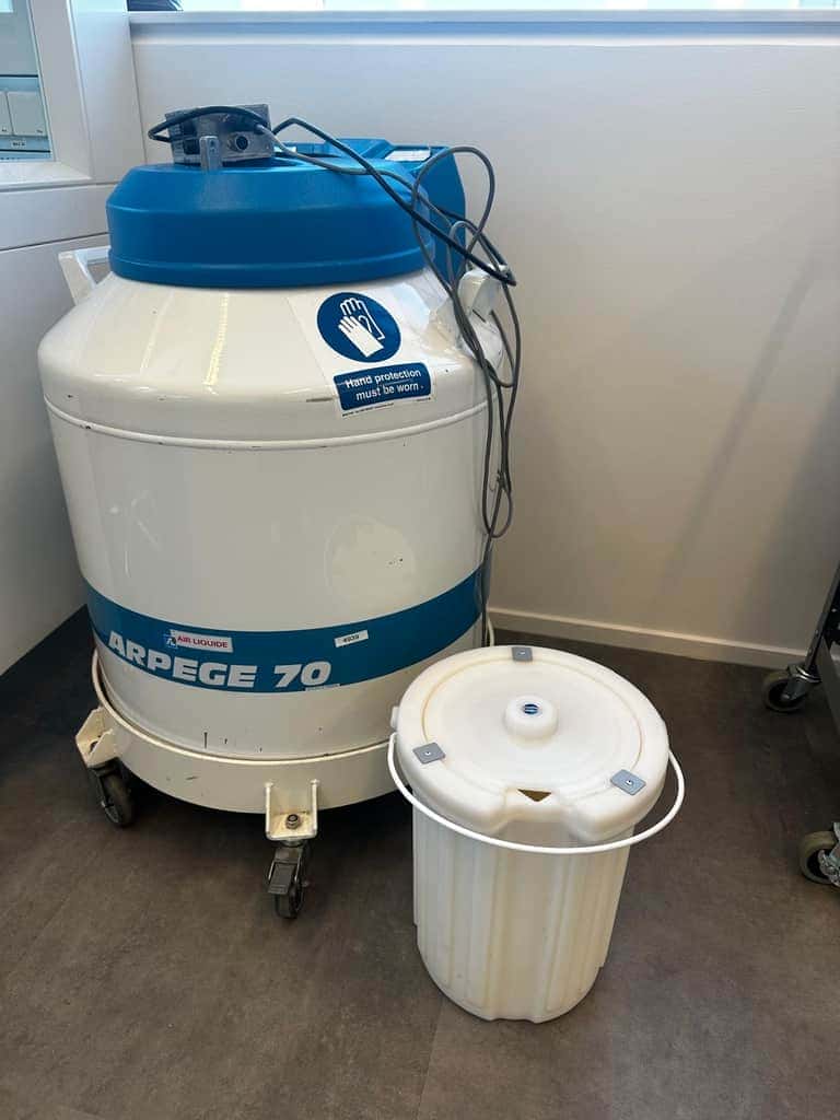 Air liquide 4939 Arpege 70 + Storage vessel and measuring rod