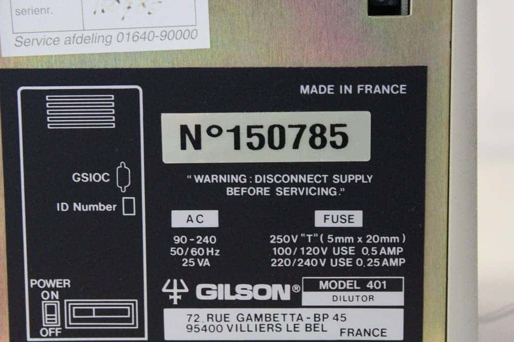 Gilson 401C Dilutor, image 2
