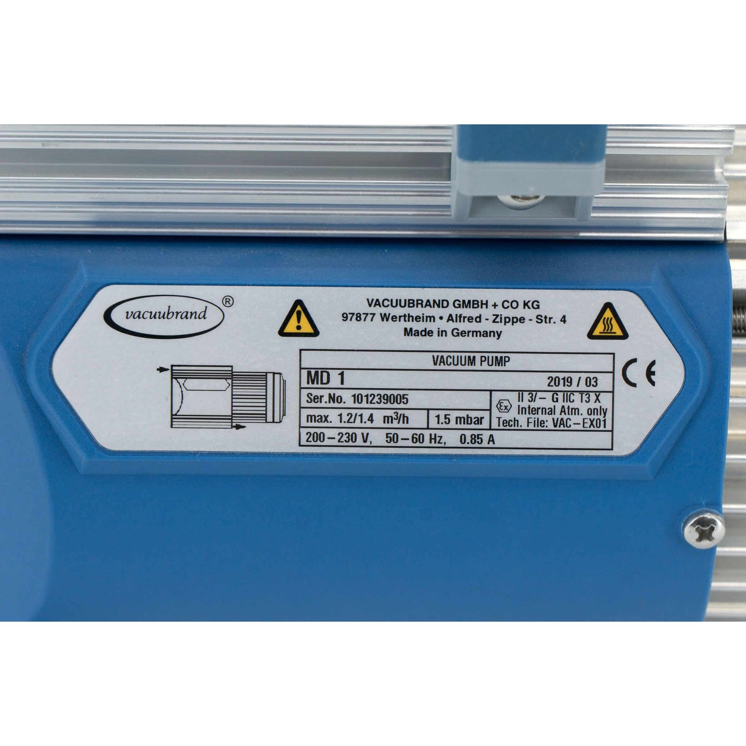Vacuubrand MD 1 Diaphragm Vacuum Pump, image 8