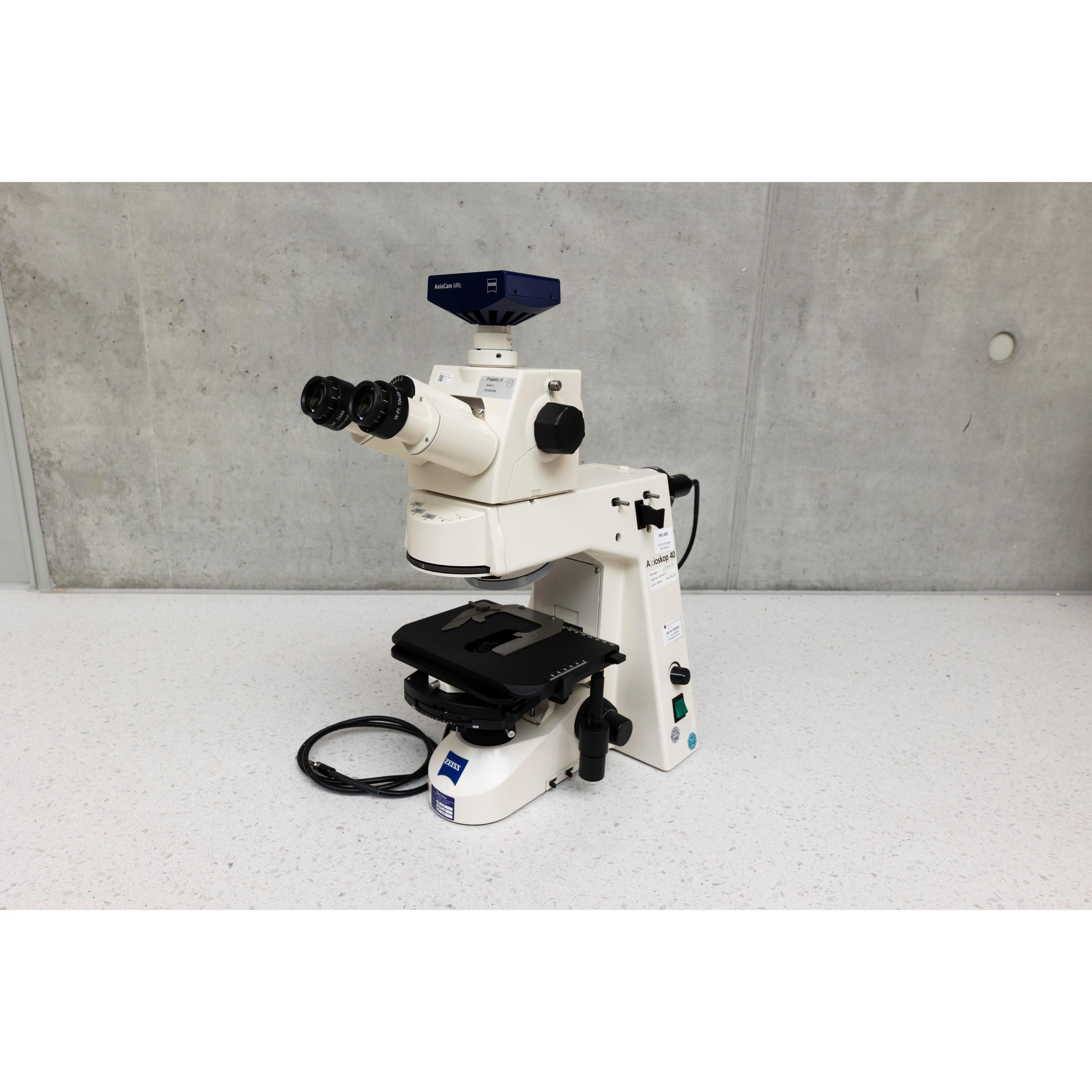 Zeiss Axioskop 40 FL Upright Microscope, image 2