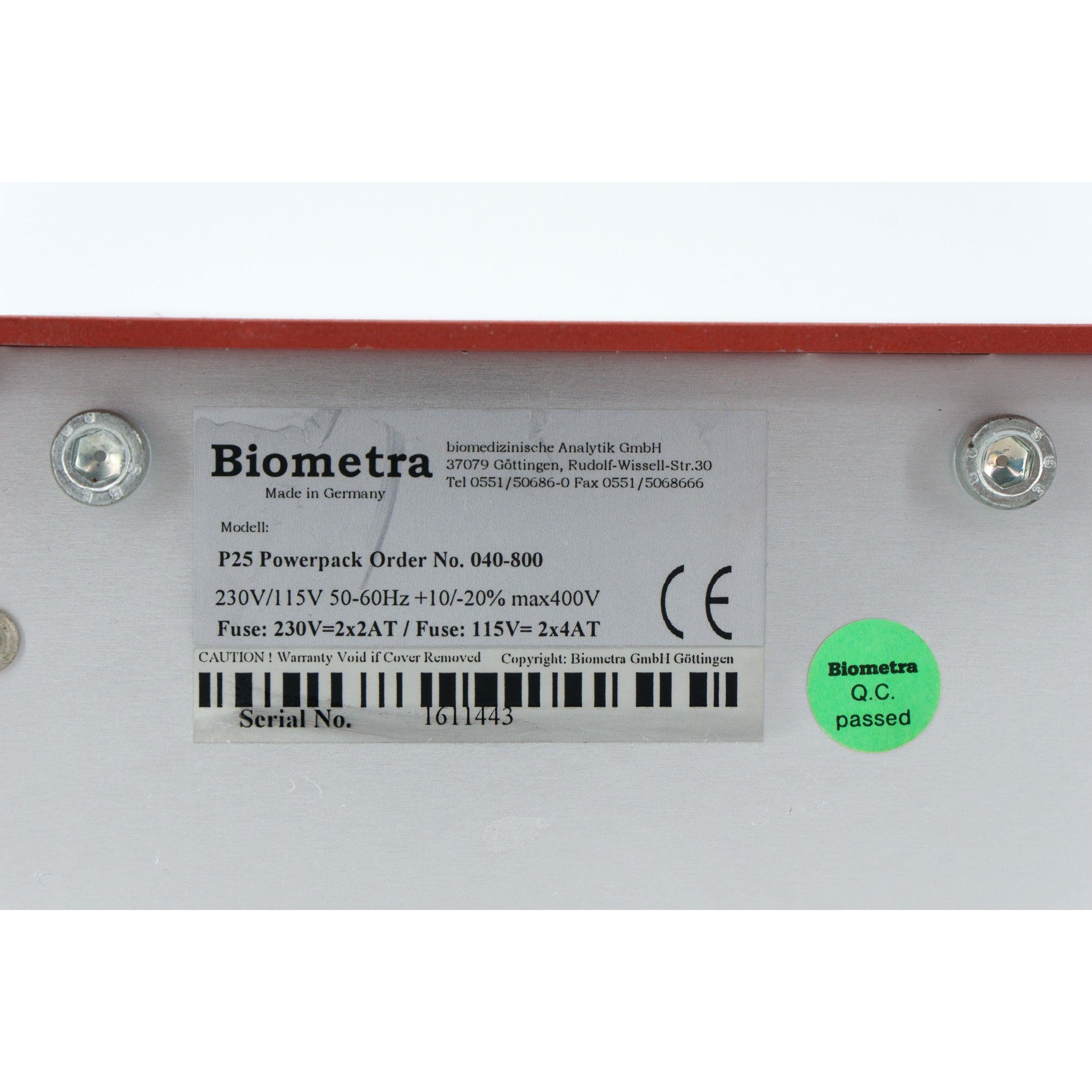 Biometra Standard Power Pack P25 Electrophoresis Power Supply, image 2