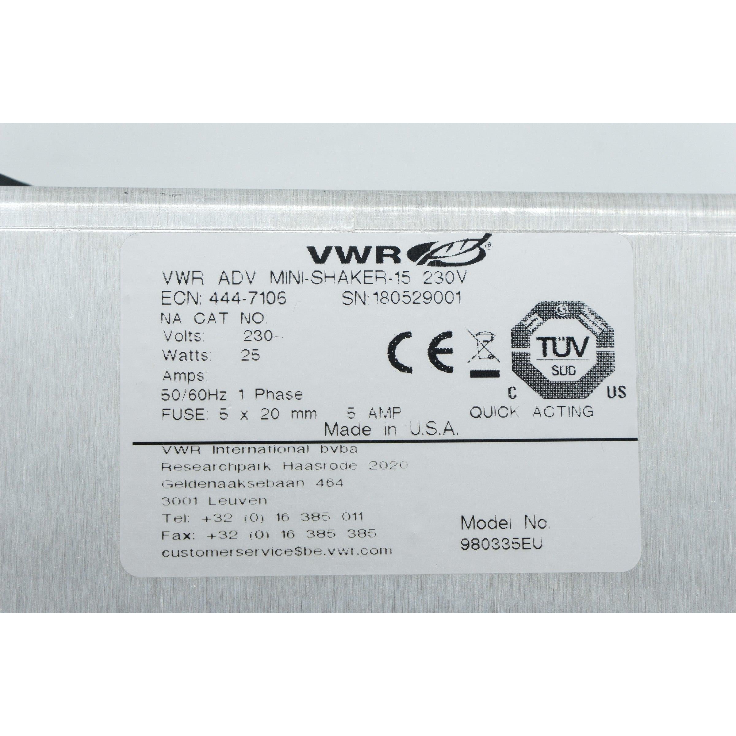 VWR Advanced Mini Shaker 15 Orbital Shaker, image 5