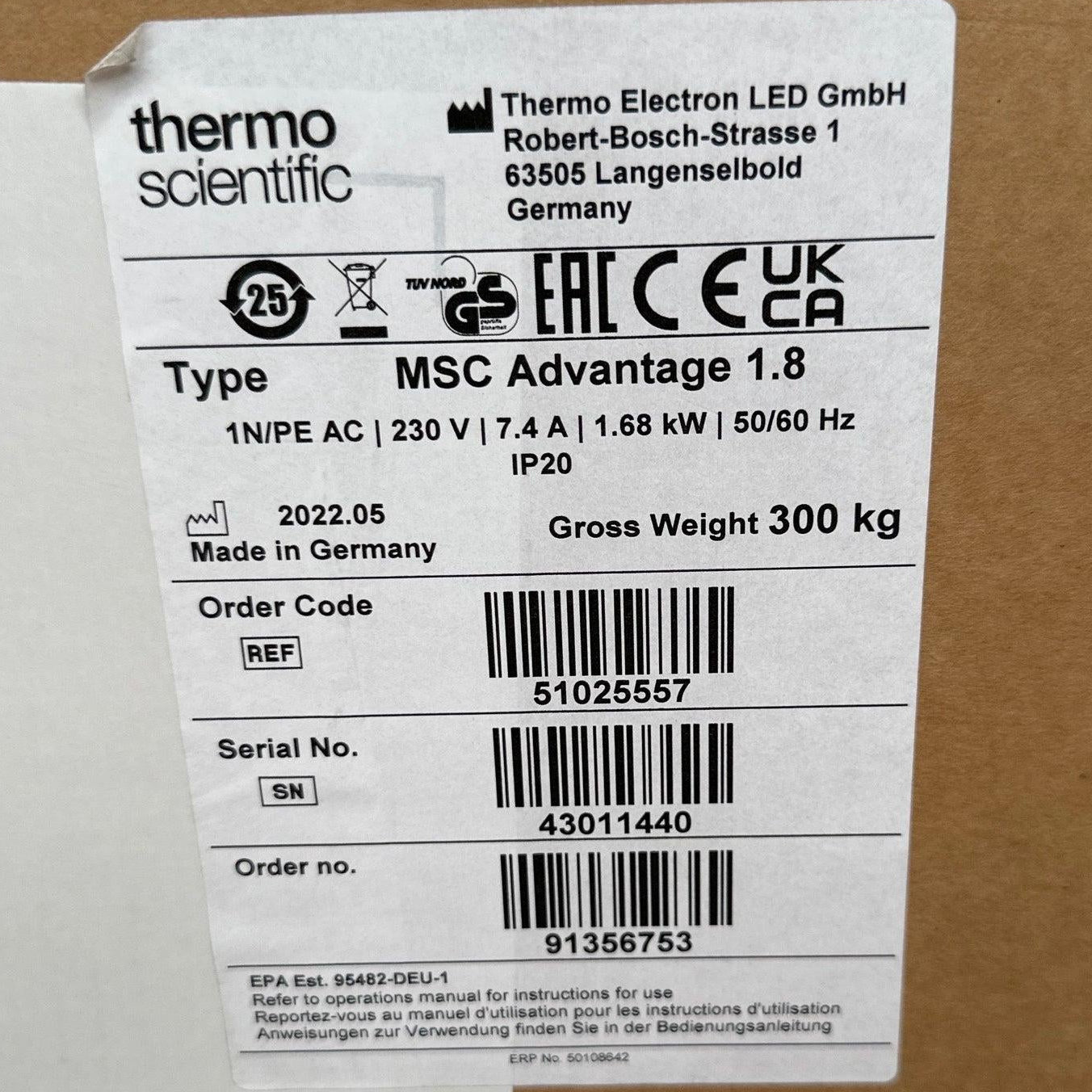 Thermo Scientific MSC Advantage 1.8 Microbiological Safety Cabinet, image 2