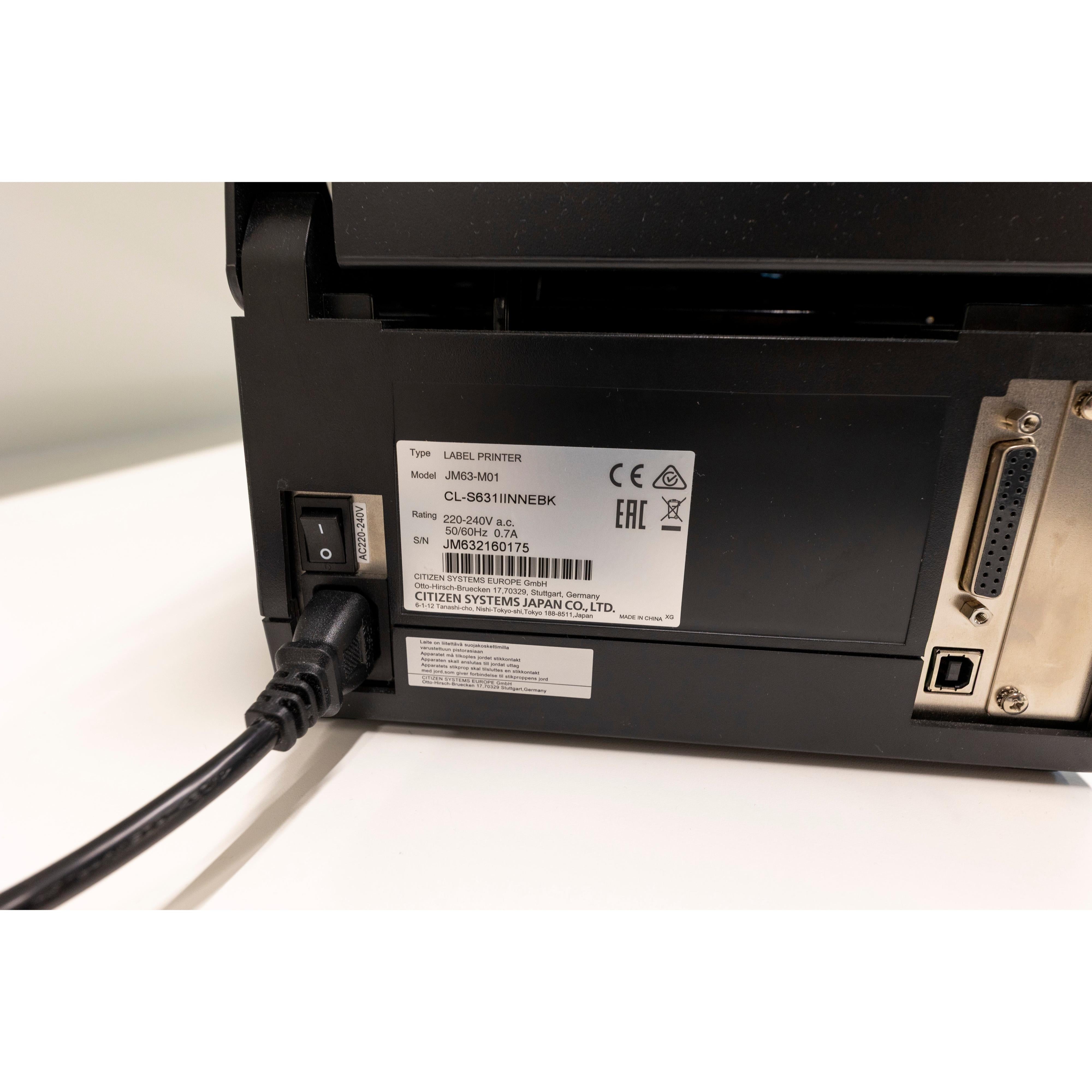 Citizen Systems CL-S631II Label Printer, image 5
