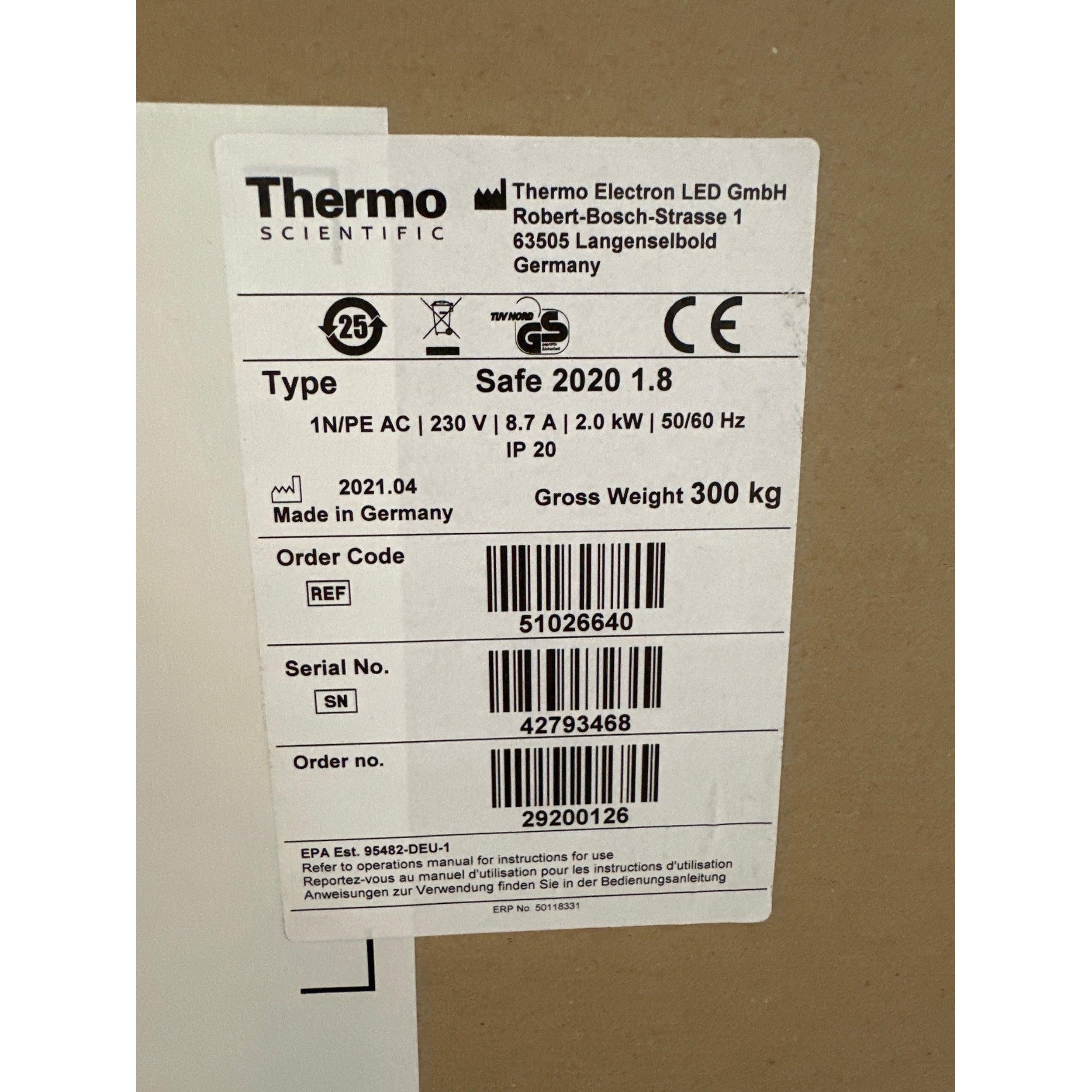 Thermo Scientific Safe 2020 Safety Cabinet 1.8 m, image 2